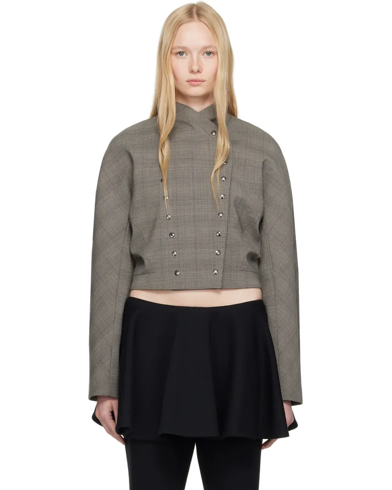 Fidan Novruzova Gray Ivona Jacket Gray