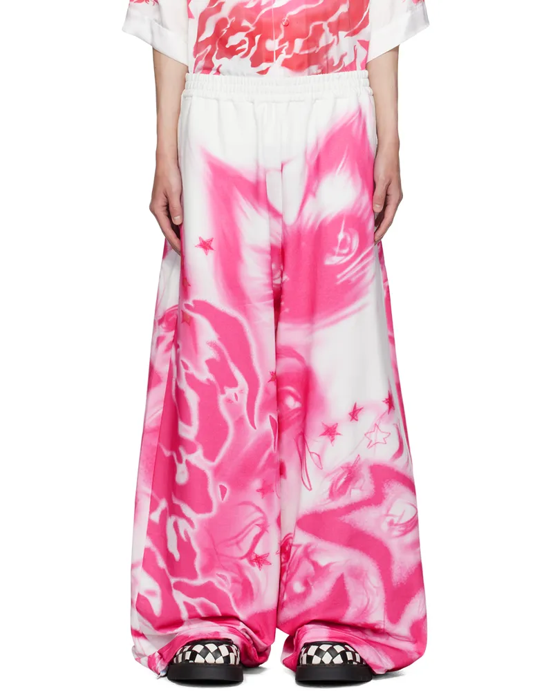 Gerrit Jacob White Airbrushed Track Pants White