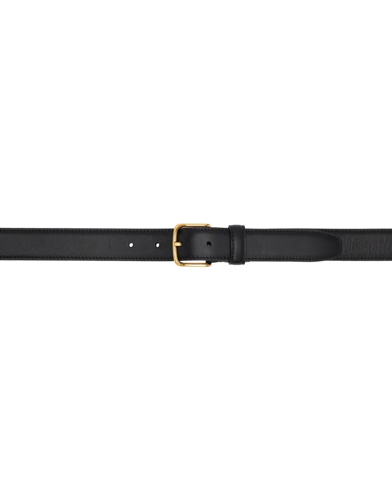The Row Black Classic Belt Blsg