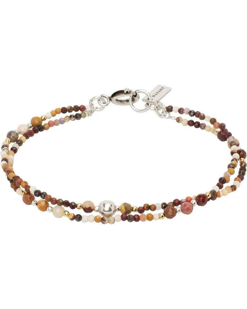 Isabel Marant Multicolor Beaded Bracelet Terra