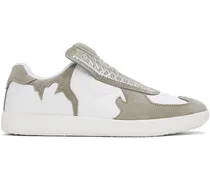 White & Gray YAT Sneakers