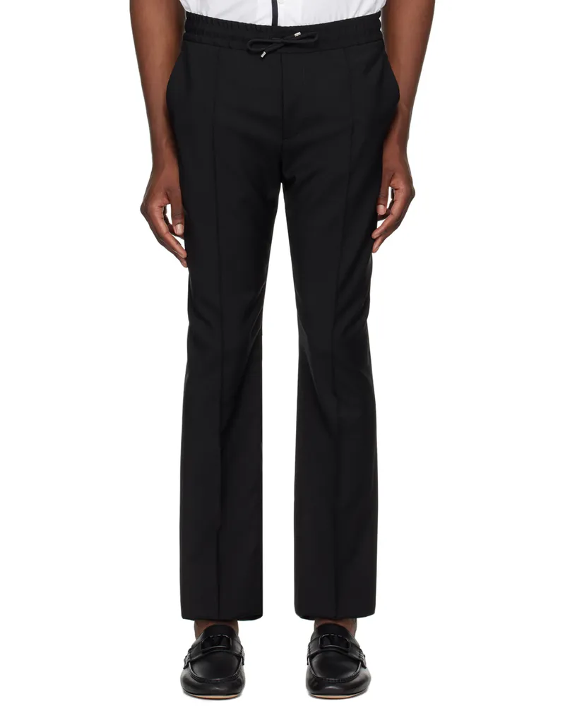 Valentino Garavani Black Drawstring Trousers 0no
