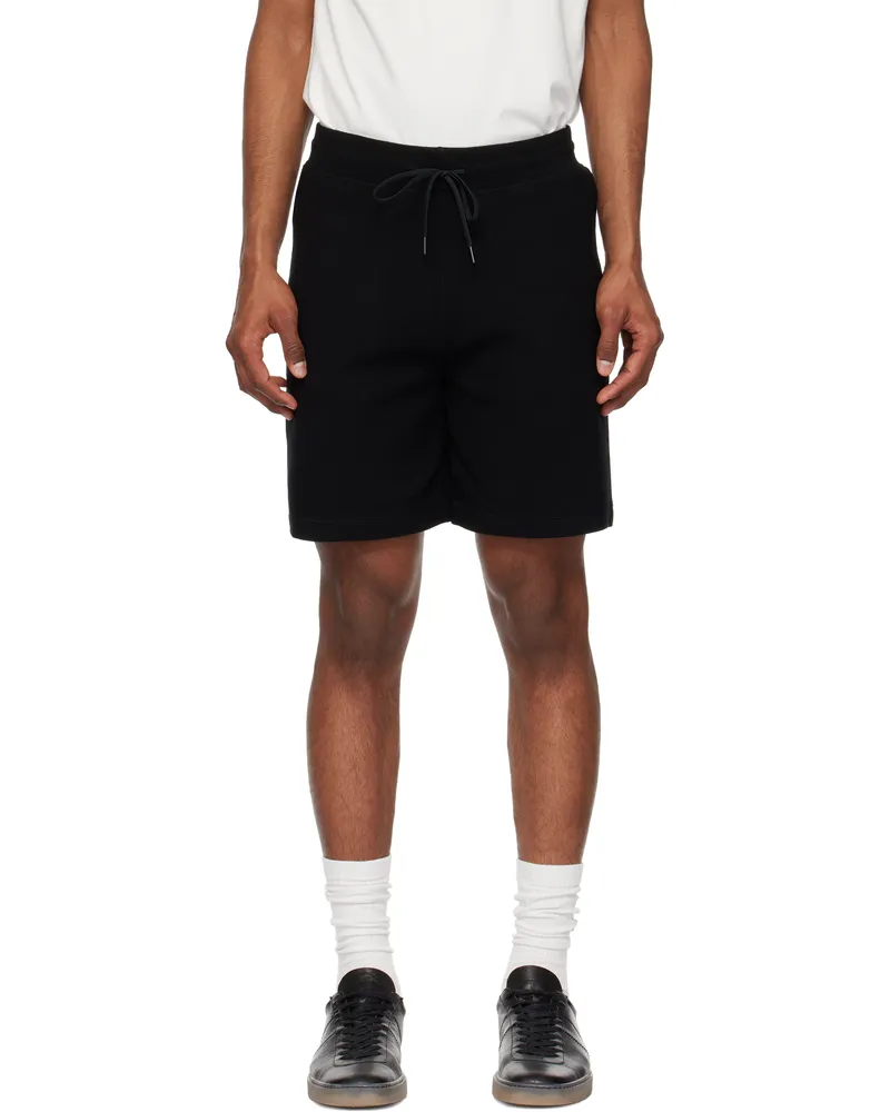 Theory Black Sweat Shorts 001