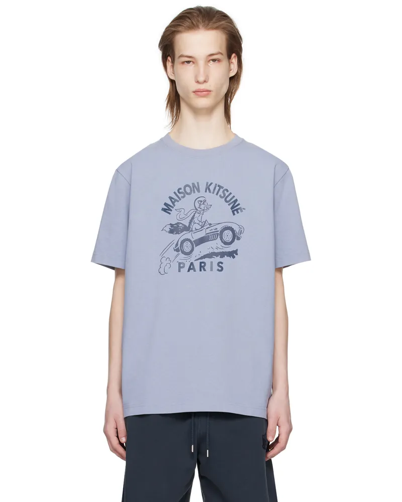Kitsuné Blue Racing Fox T-Shirt P526