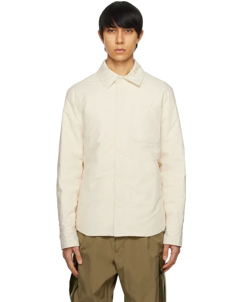 Moncler Off-White Galinhas Down Jacket Pale