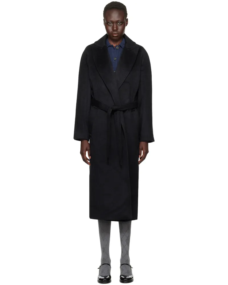 A.P.C. Black Floriane Coat Noir