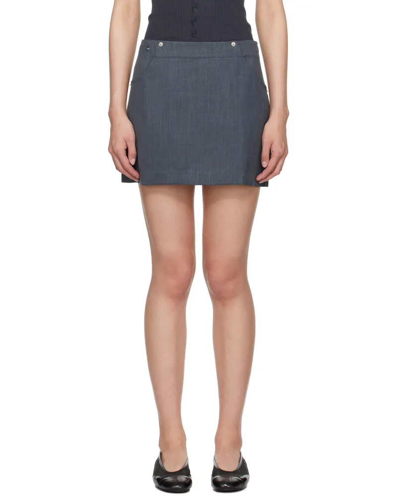 Paloma Wool Gray Erin Miniskirt 200