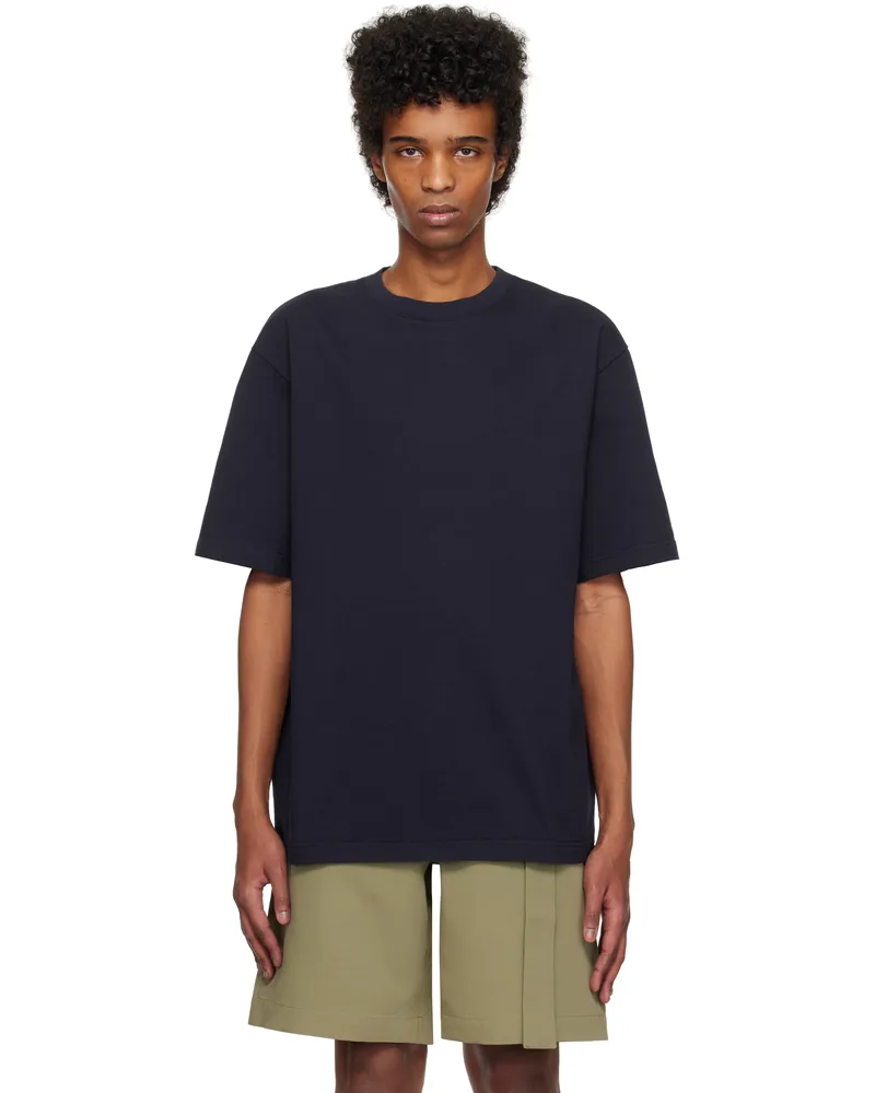 Róhe Navy Oversized T-shirt Indigo