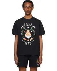 Casablanca Paris SSENSE Exclusive Black 'Casa Way' T-Shirt Black