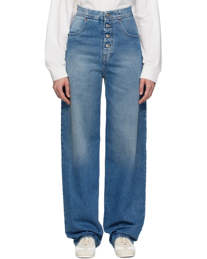 Maison Margiela Blue Straight-leg Jeans 965