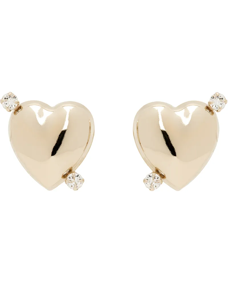 Justine Clenquet Gold Juno Earrings Gold