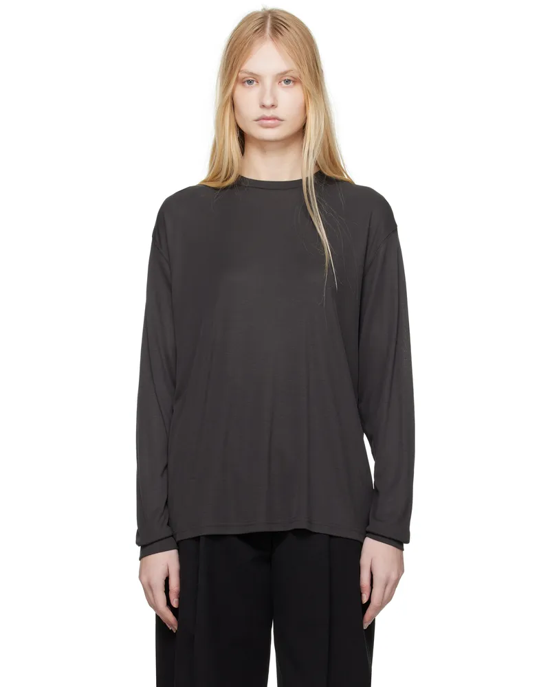 Studio Nicholson Gray Simmons T-shirt Oil