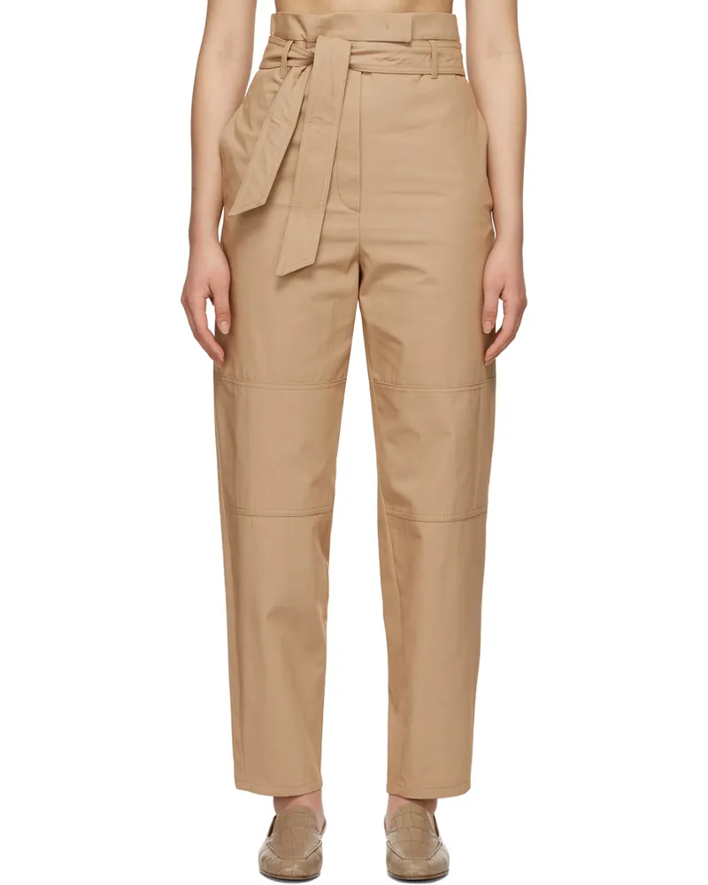 Max Mara Beige Canossa Trousers 002