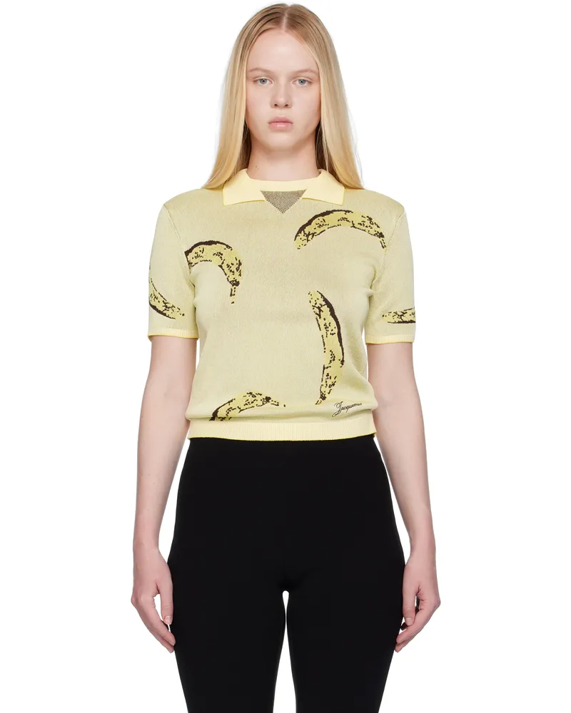 Jacquemus Yellow La Croisière 'The Marino' Polo 2bu