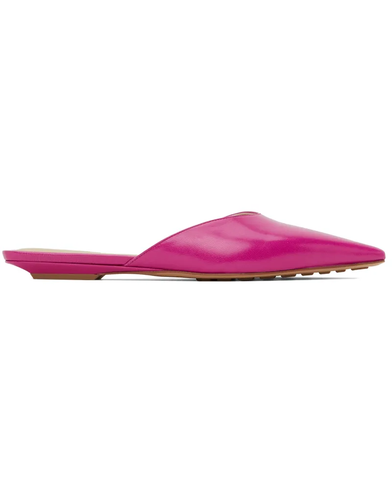Bottega Veneta Pink Point Slippers 5148