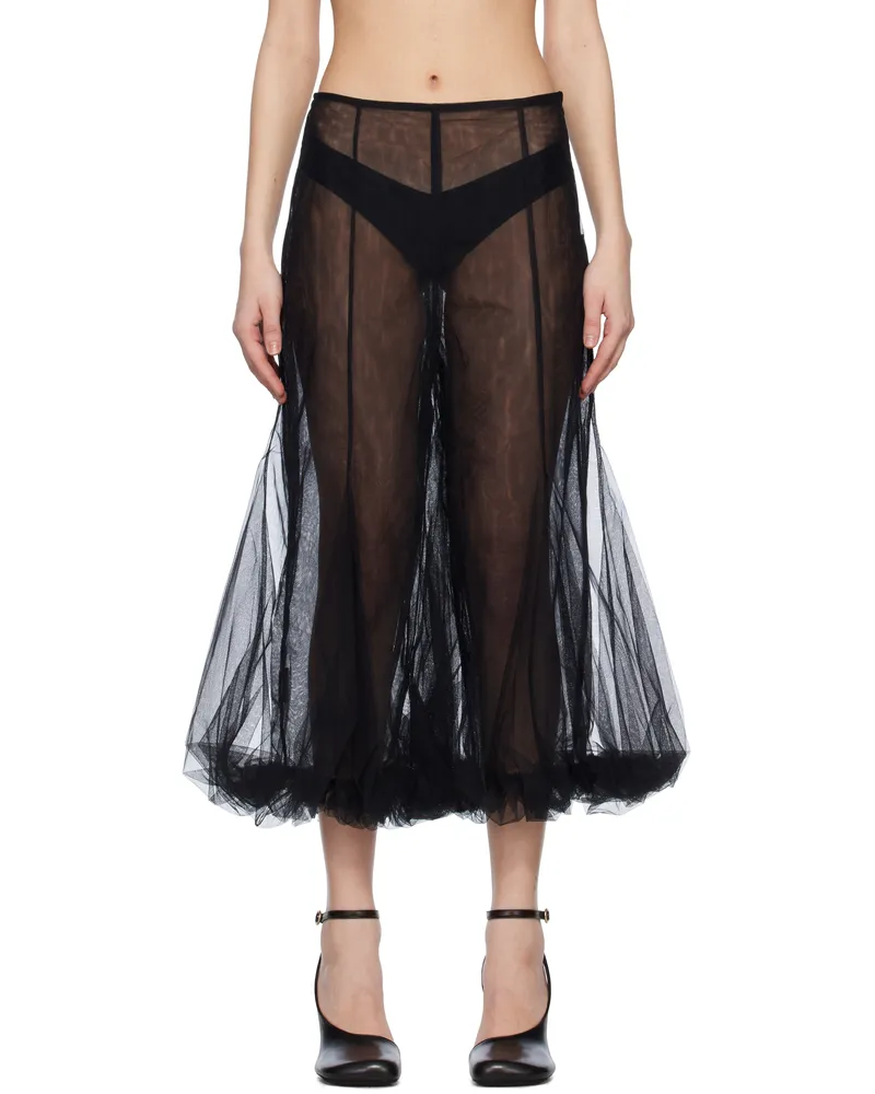 Renaissance Renaissance Black Loulou Tulle Trousers Black
