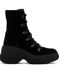 Moncler Black Resile Trek Boots Black