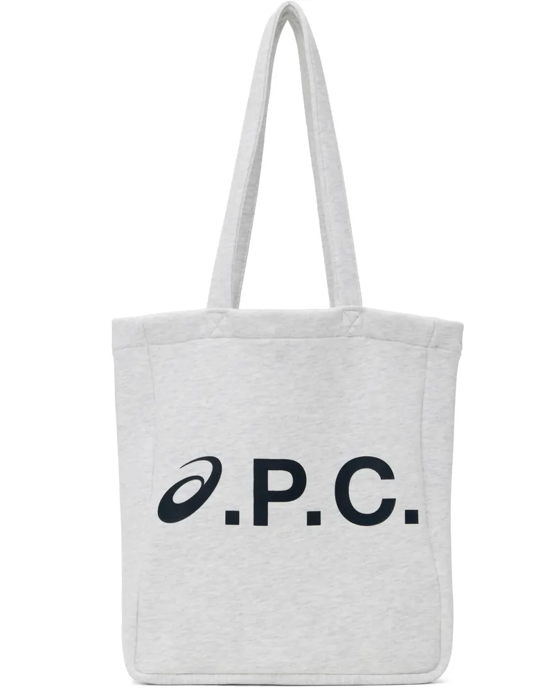 A.P.C. Gray ASICS Edition Lou Tote Plb