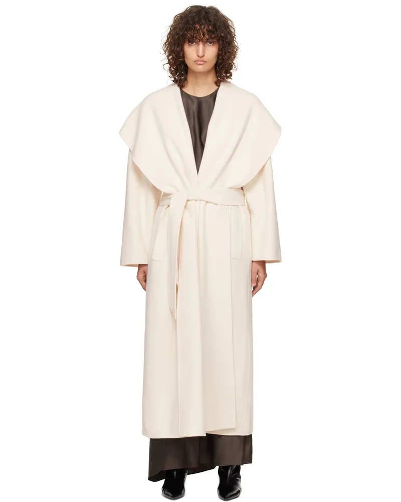 TOVE Off-White Ondine Coat Cream