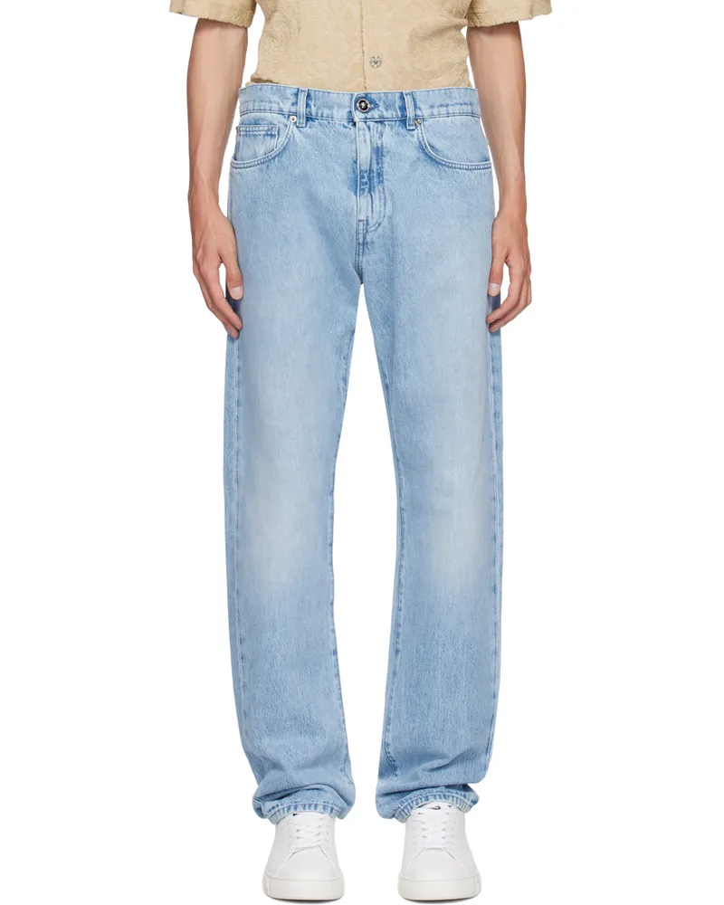 Versace Blue Regular-Fit Jeans 1d380-light