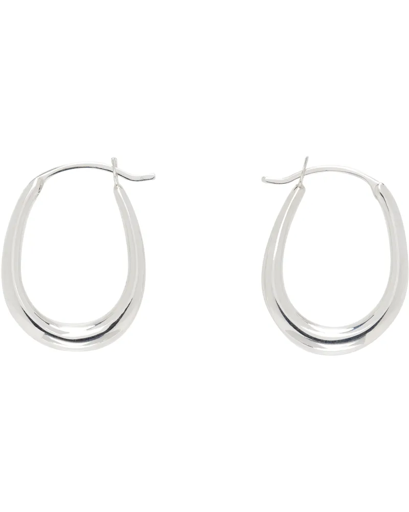 Sophie Buhai Tiny Egg Hoop Earrings Sterling