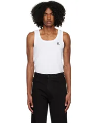 Raf Simons White 'R' Tank top White