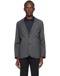 ATON Gray Tailored Blazer Top