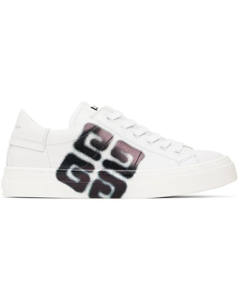 Givenchy Kids White 4G Sneakers 10b
