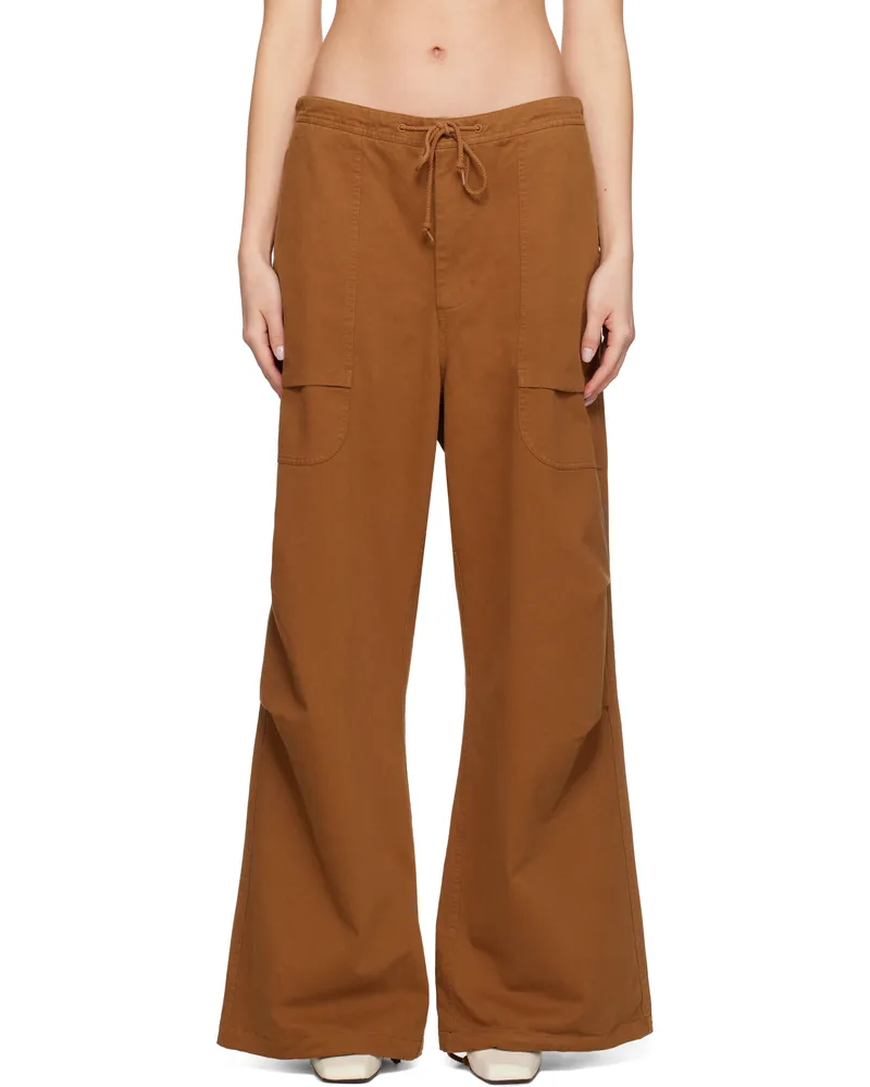 Entire Studios Orange Barren Cargo Pants Copper