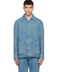 Kitsuné Blue Workwear Denim Jacket Plight