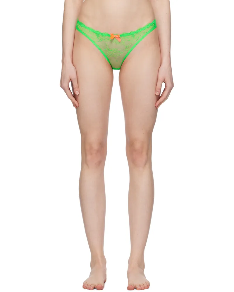 Agent Provocateur Green Isedora Briefs 300882