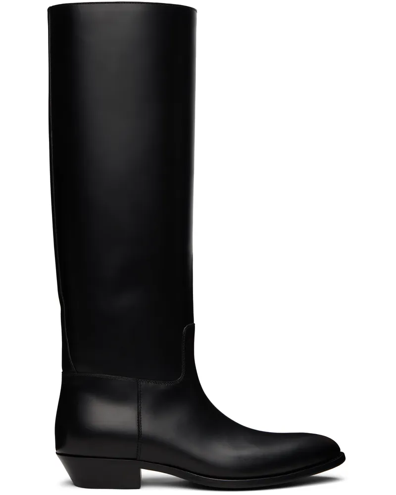 The Row Black Western Tall Boots Blk