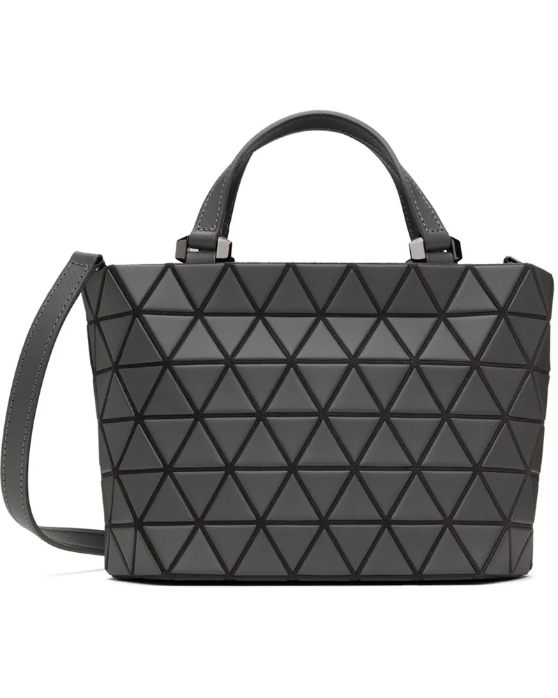 Issey Miyake Gray Crystal Matte Bag Charcoal