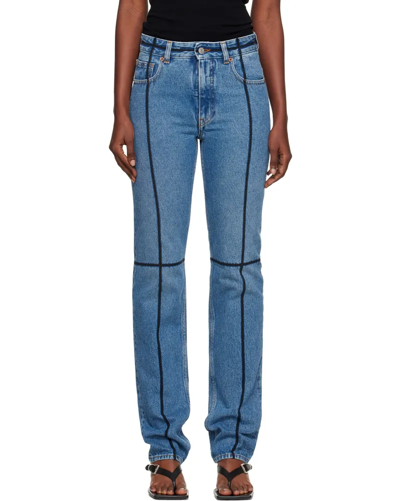 Maison Margiela Blue 5 Pockets Jeans 967