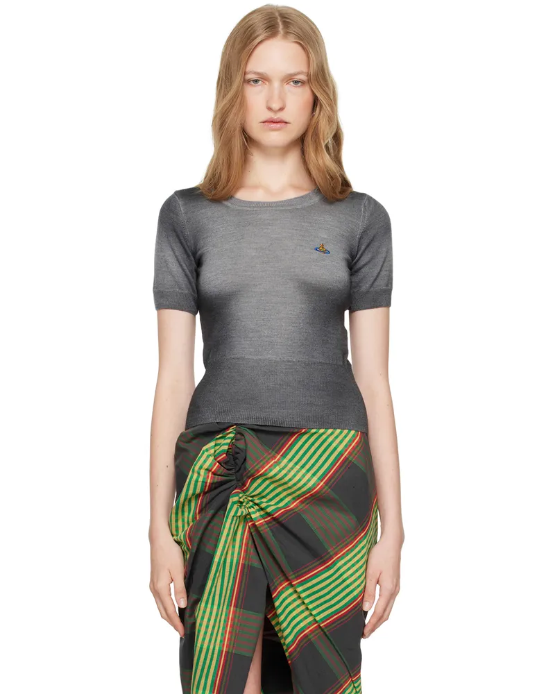 Vivienne Westwood Gray Eli Sweater P401
