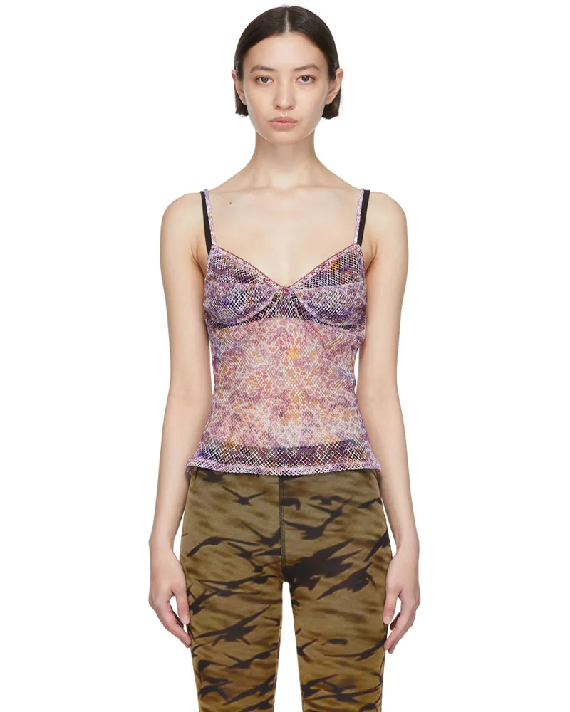 PRISCAVera Purple Polyester Tank Top Lo