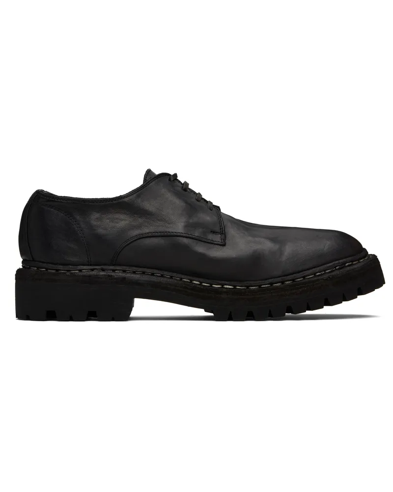 GUIDI Black 792V_N Derbys Blkt