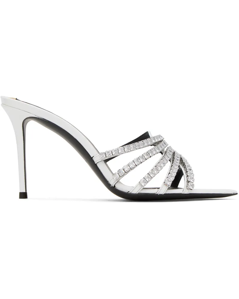 Giuseppe Zanotti White Intriigo Heeled Sandals White