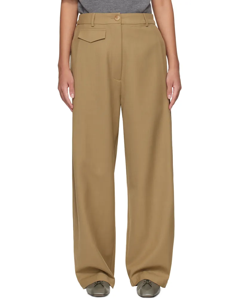 CORDERA Taupe Tailoring Pocket Trousers Alondra