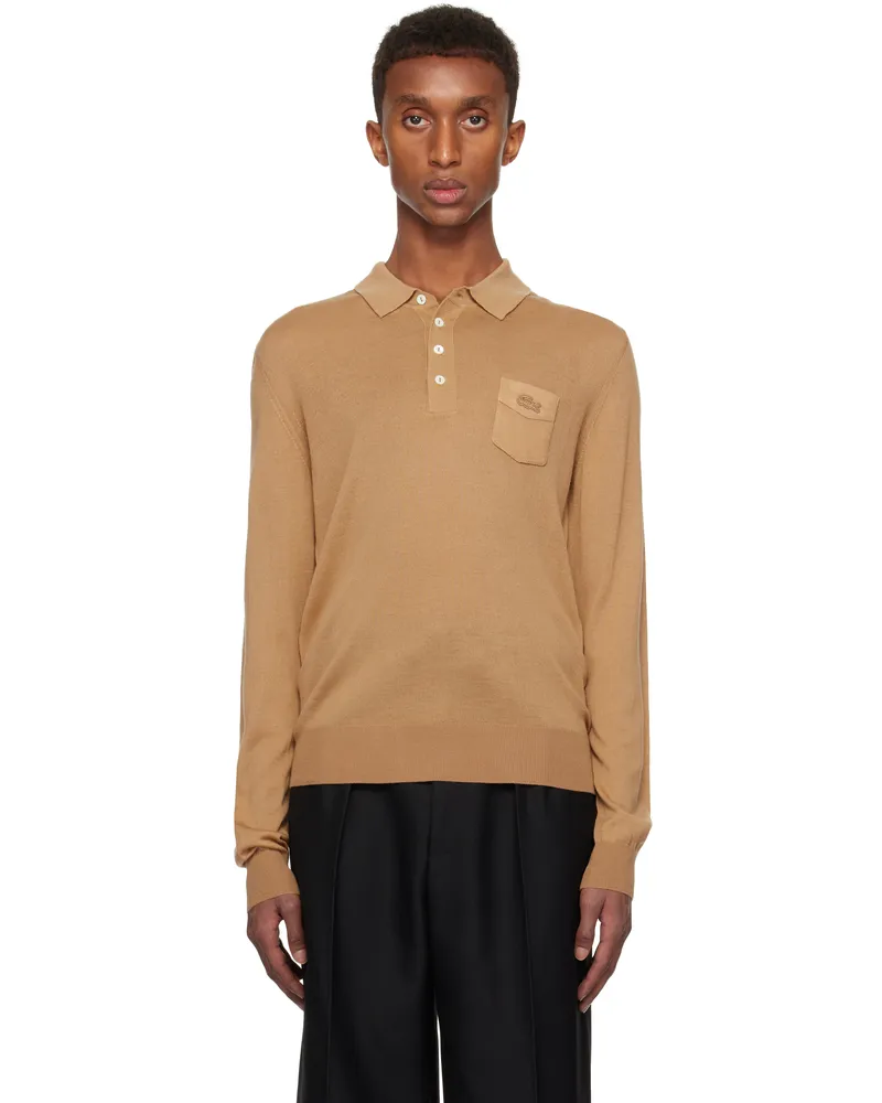 Lacoste Beige Wool Polo Z1s