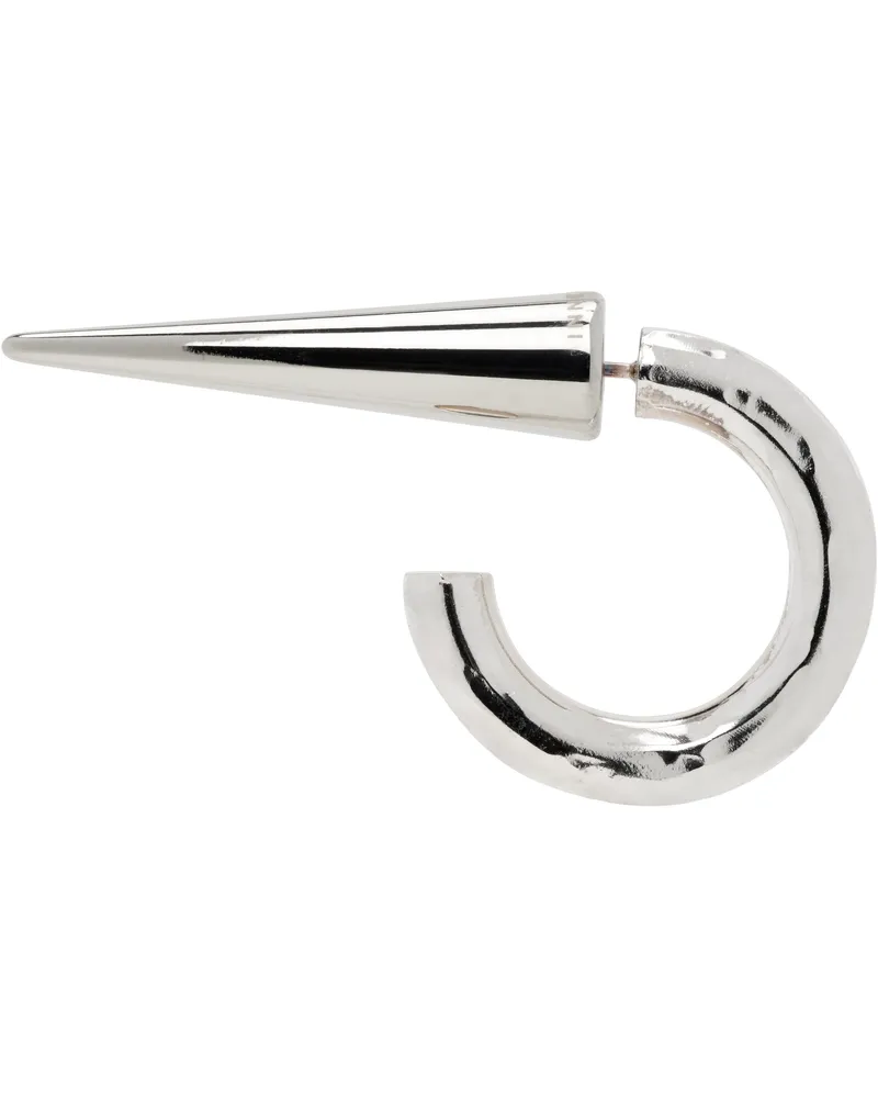Innerraum Silver Object EA2 Mono Spike Large Single Earring Silver