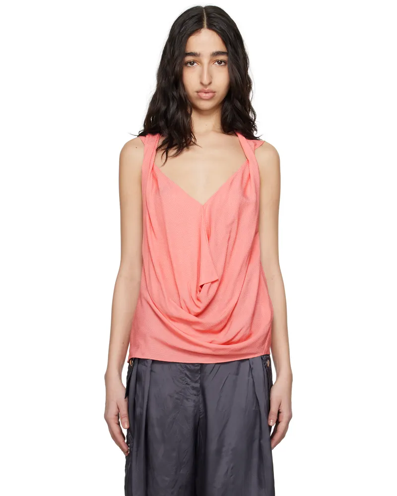 KIKO KOSTADINOV Pink Markarian Sleeveless Blouse Rose