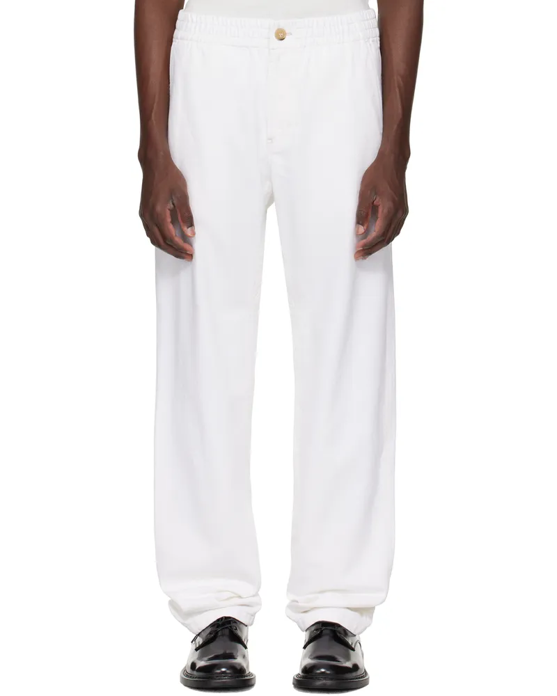 A.P.C. White Chuck Trousers Aac