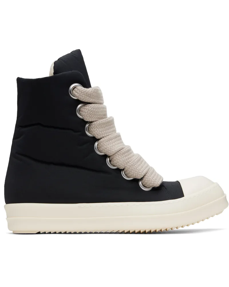 DRKSHDW by Rick Owens Black Hollywood Jumbo Lace Puffer Sneaks Sneakers 911