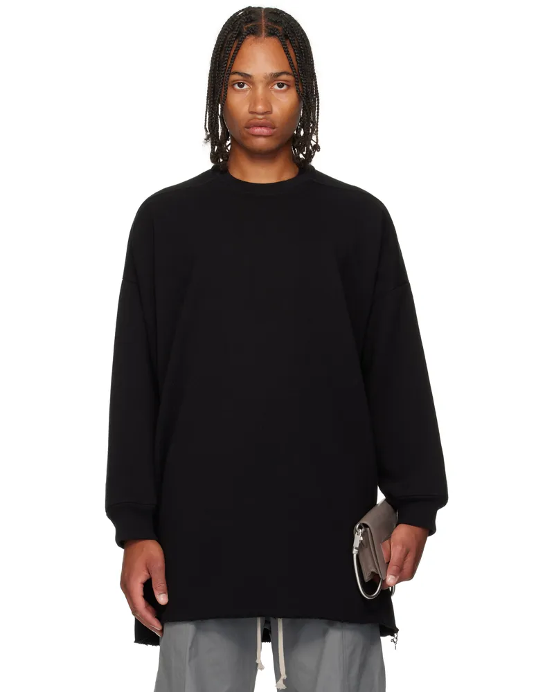 Rick Owens Black Concordians Tommy LS Sweatshirt 09
