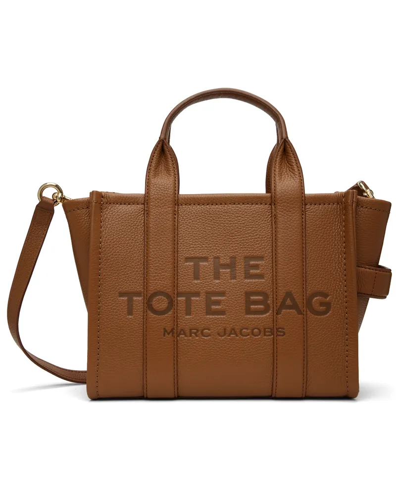 Marc Jacobs Brown 'The Leather Small' Tote 212