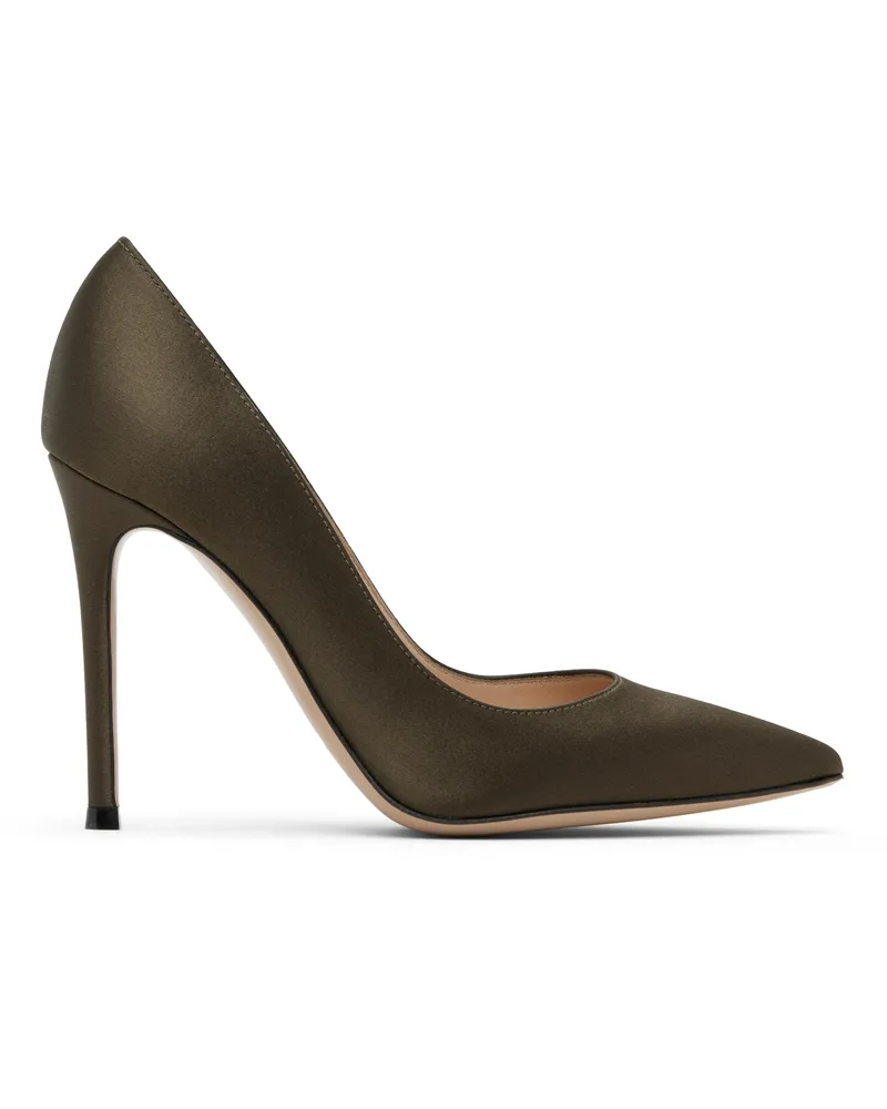 Gianvito Rossi Khaki Gianvito 105 Heels Dark