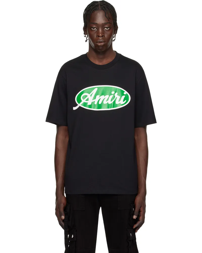 Amiri Black 'Amiri' Oval T-shirt Black