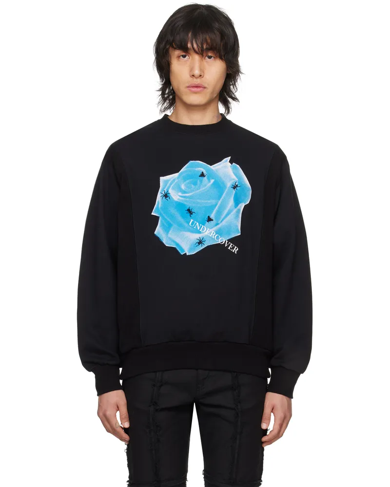 Undercover Black Floral Sweatshirt Black