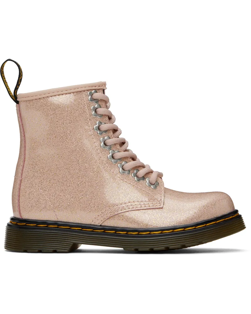 Dr.Martens Big Kids Pink 1460 J Boots Powder